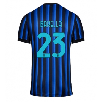 Billige Fotballdrakt Inter Milan Nicolo Barella #23 Replika Hjemmedrakt 2025-26 Kortermet